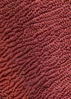 Jasmine hoop detail crinkle swimsuit