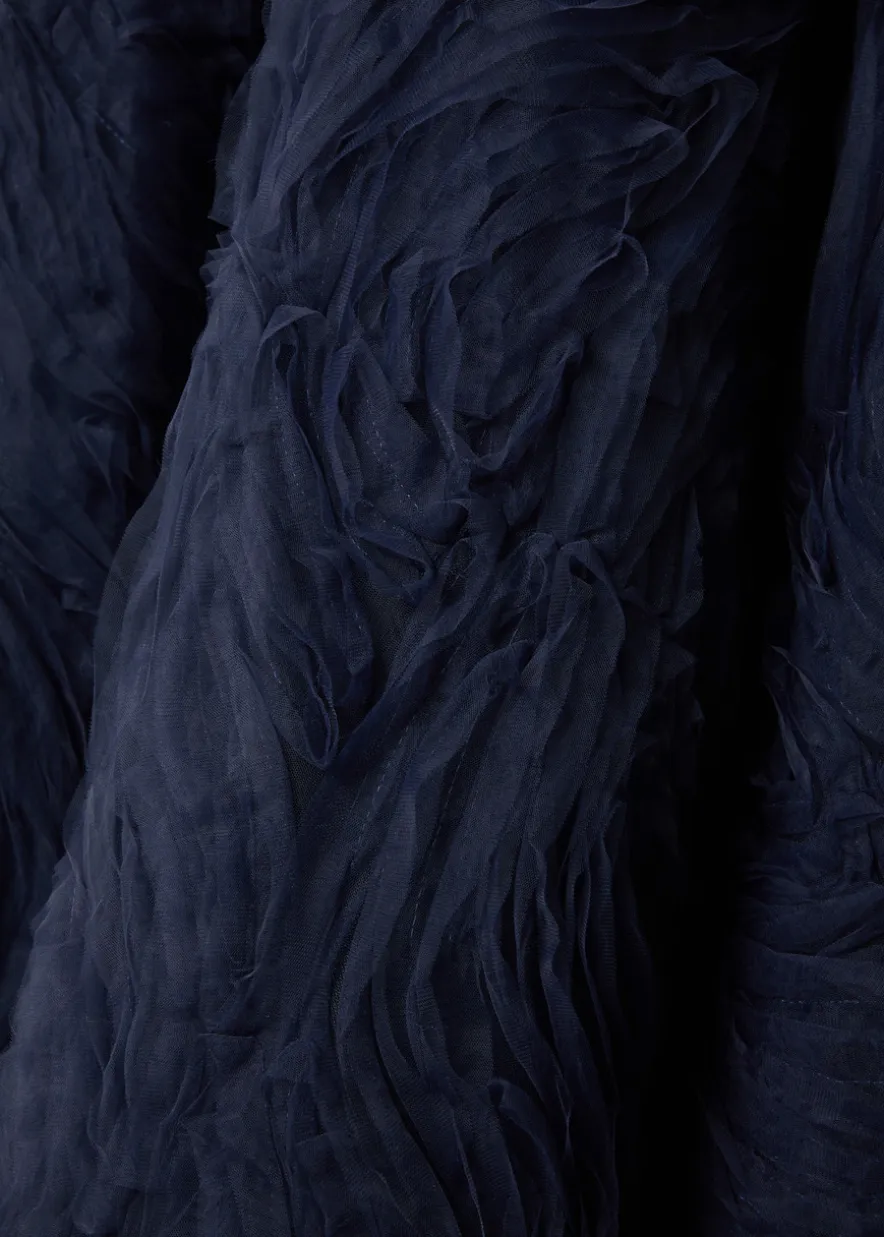 Jasmine ruffled tulle gown