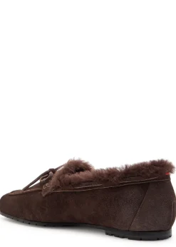 Jasper shearling-lined suede loafers