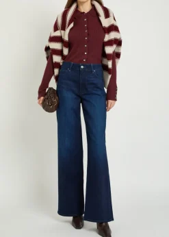Jayde ribbed-knit top