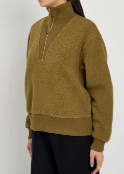 Jaylin half-zip fleece sweatshirt