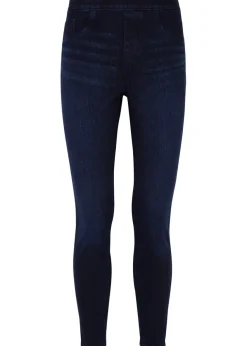 Jean-ish stretch-denim leggings