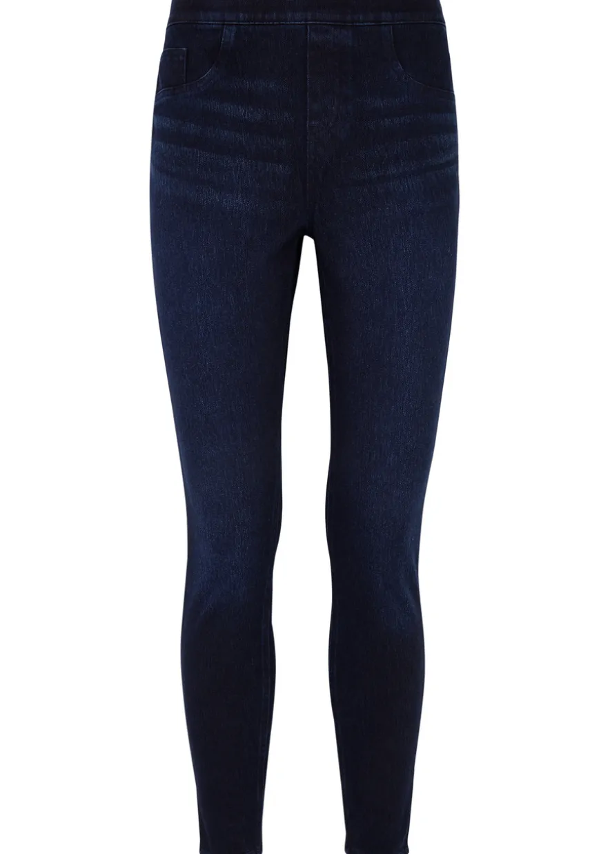 Jean-ish stretch-denim leggings