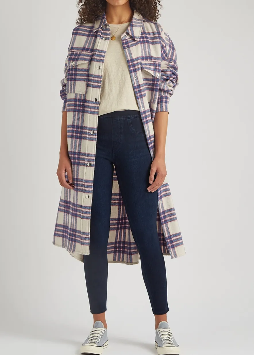 Jean-ish stretch-denim leggings