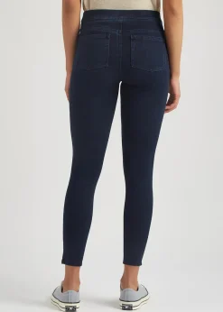 Jean-ish stretch-denim leggings