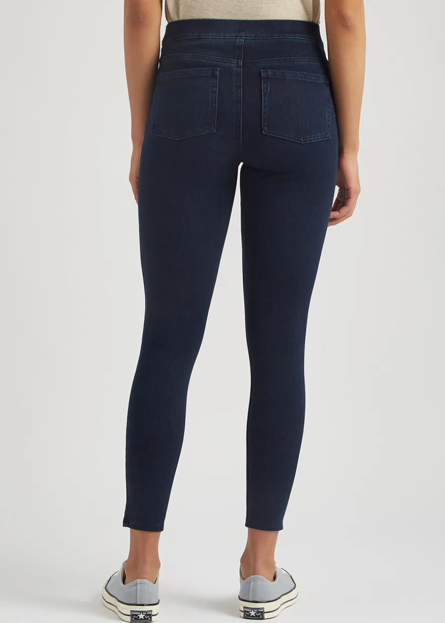Jean-ish stretch-denim leggings