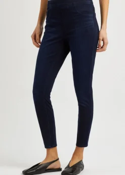 Jean-ish stretch-denim leggings