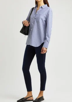 Jean-ish stretch-denim leggings