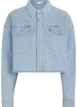 Jeanius cropped denim jacket