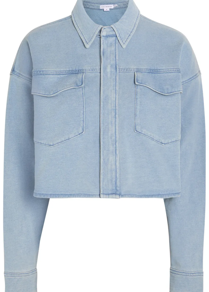 Jeanius cropped denim jacket