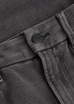 Jeanius cropped wide-leg sweatpants
