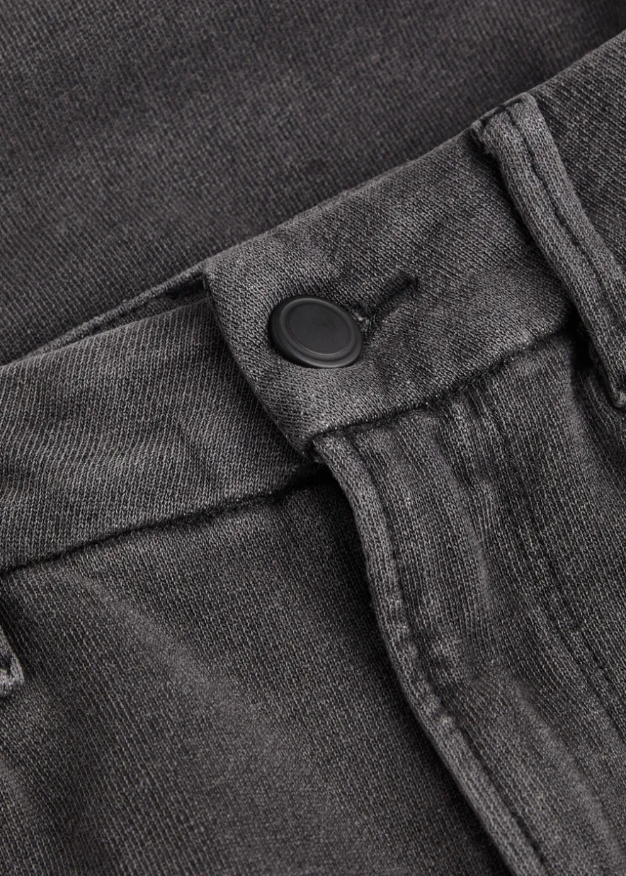 Jeanius cropped wide-leg sweatpants