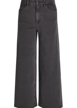 Jeanius cropped wide-leg sweatpants