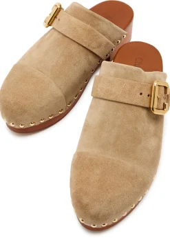 Jeannette 40 suede clogs