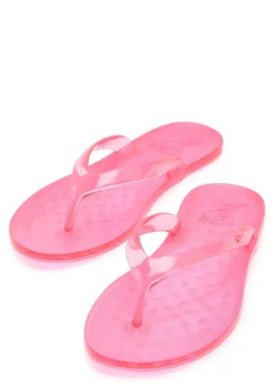 Jelly flip flops