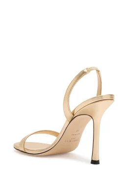 Jenn 100 metallic leather slingback sandals