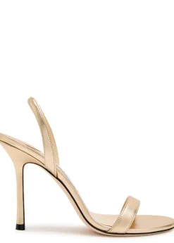 Jenn 100 metallic leather slingback sandals