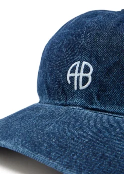 Jeremy logo-embroidered denim cap