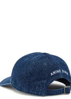 Jeremy logo-embroidered denim cap
