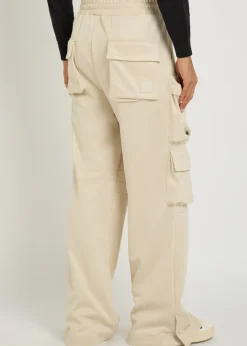 Jersey cargo sweatpants