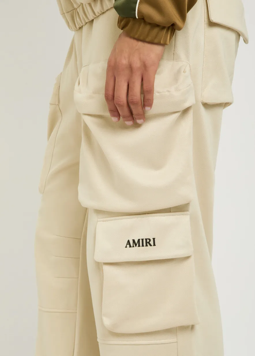 Jersey cargo sweatpants
