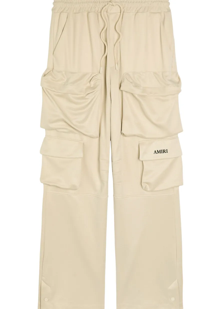 Jersey cargo sweatpants