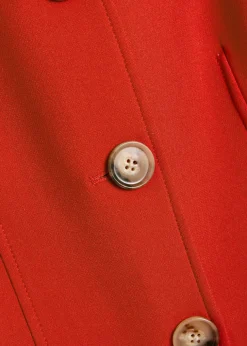 Jessup darted tailored vest