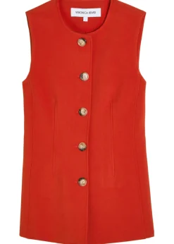 Jessup darted tailored vest