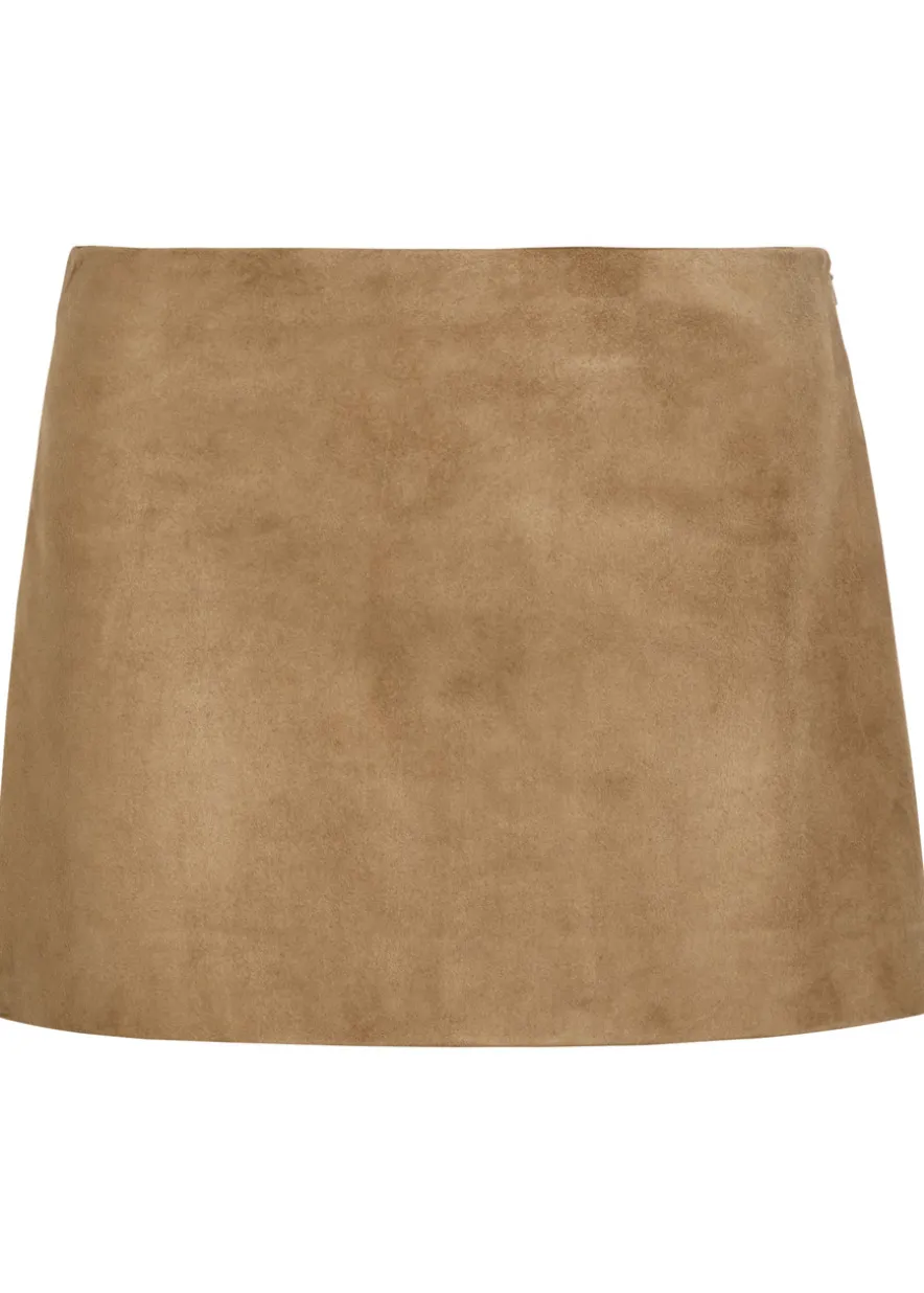 Jett suede mini skirt