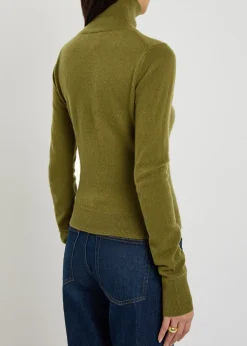 Jett turtle-neck cashmere top