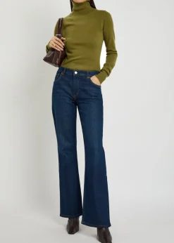 Jett turtle-neck cashmere top