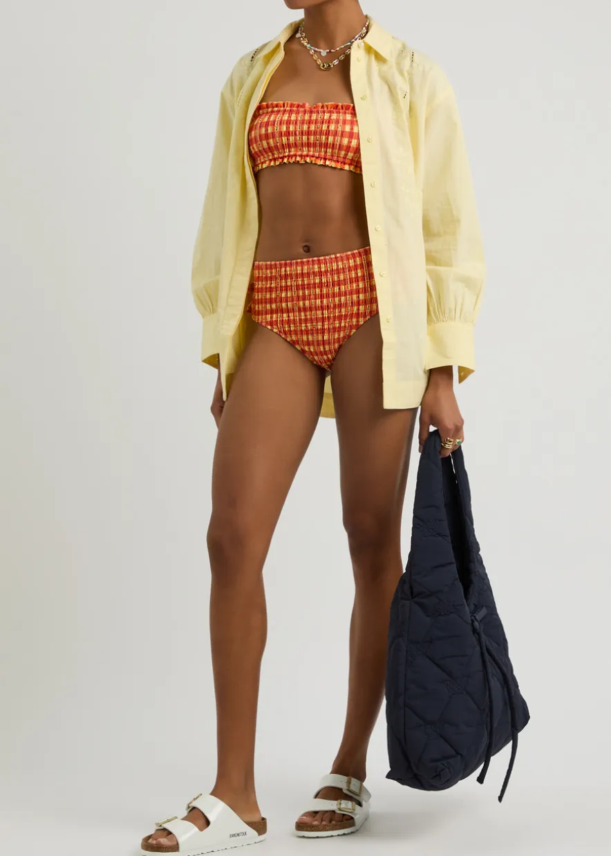 Jezebel printed bikini top