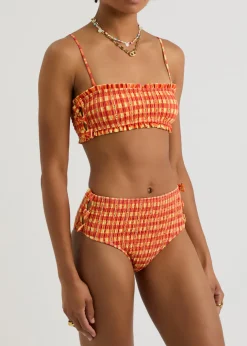 Jezebel printed bikini top