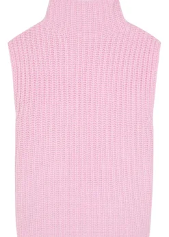 Joceyline high-neck cashmere vest