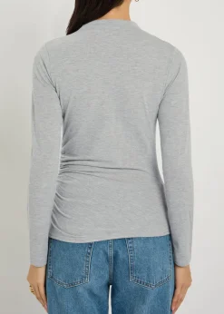 Joelle ruched knit top