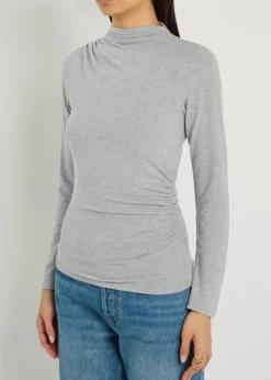Joelle ruched knit top