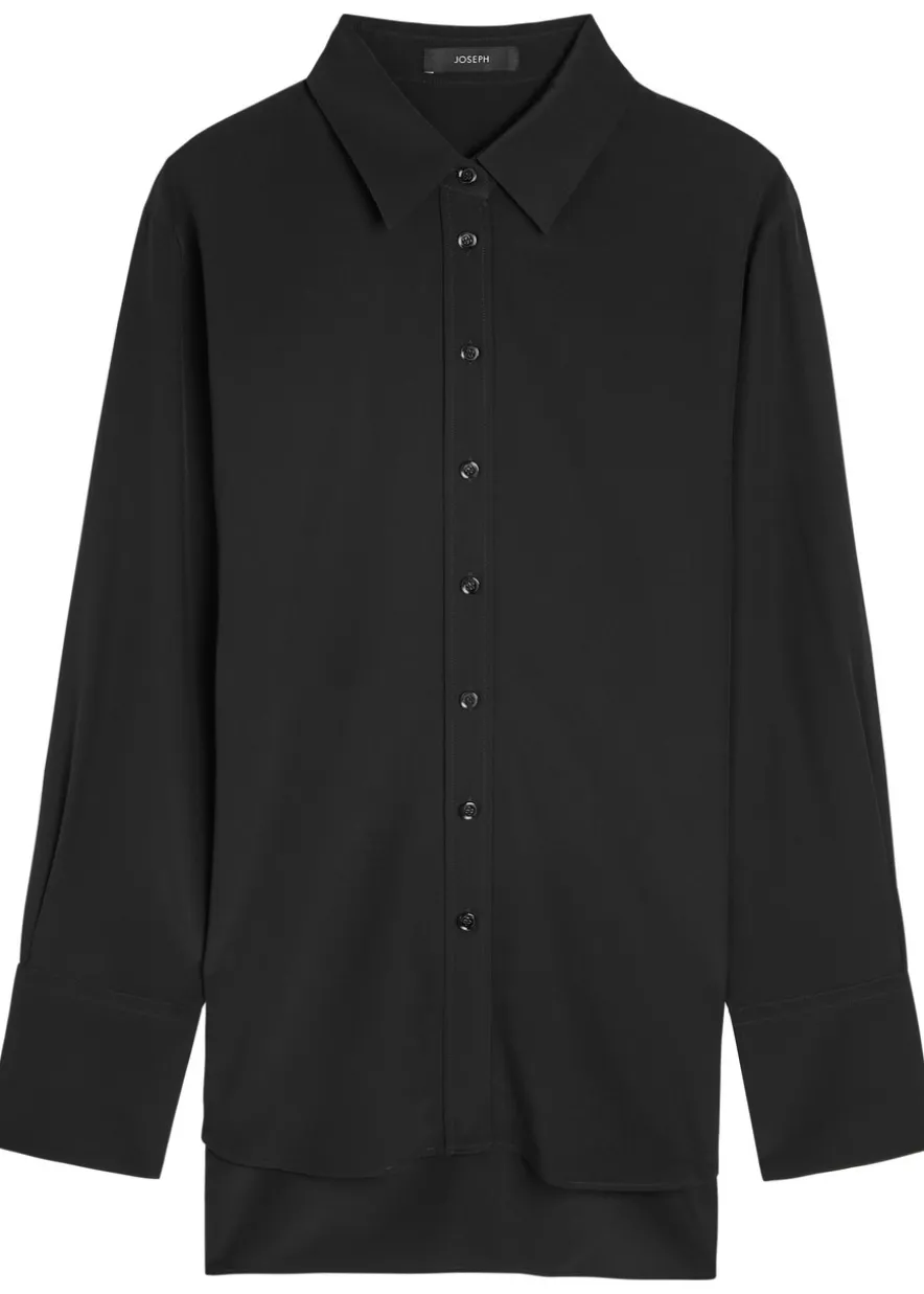Joe silk-crepe shirt
