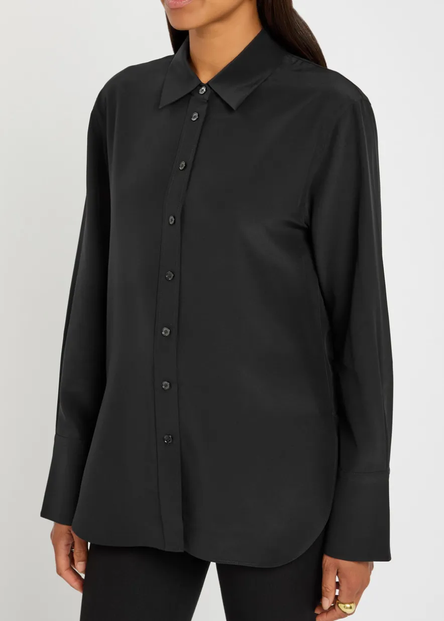 Joe silk-crepe shirt
