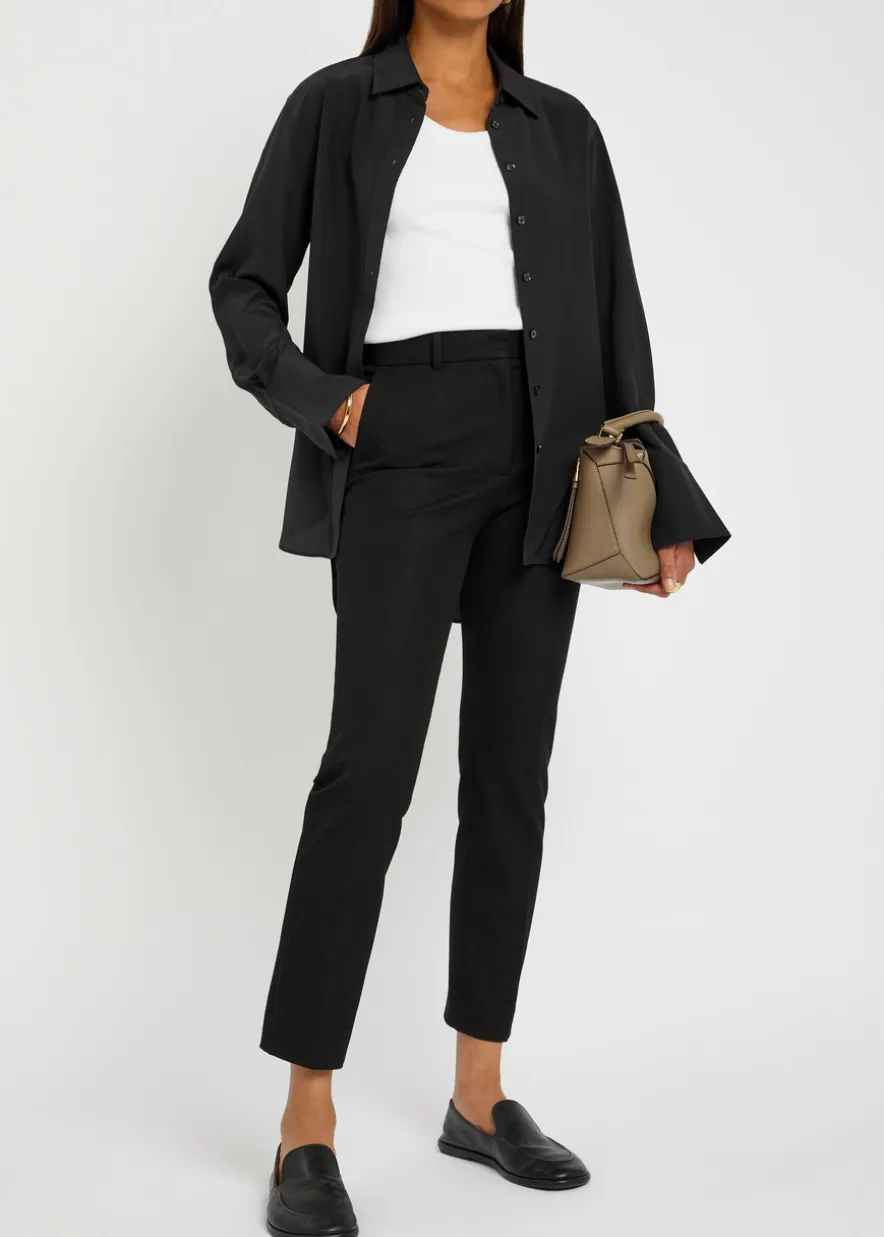 Joe silk-crepe shirt