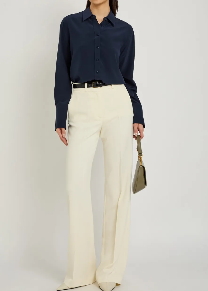 Joe silk-crepe shirt
