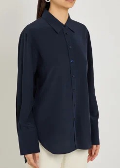 Joe silk-crepe shirt