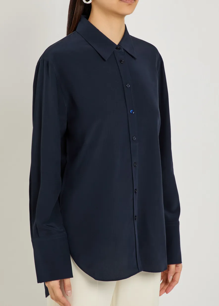 Joe silk-crepe shirt