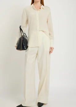 Joe silk-crepe shirt