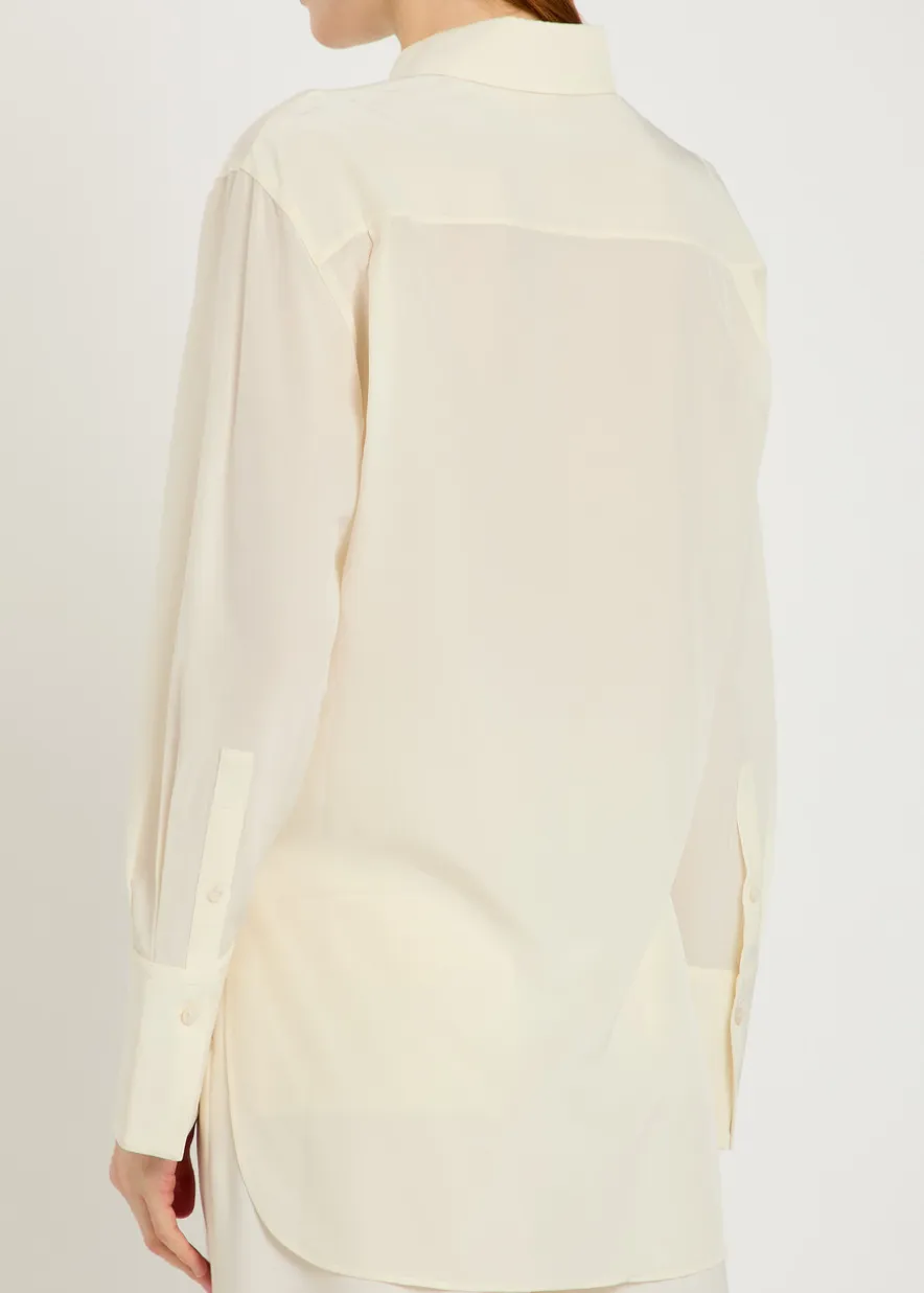Joe silk-crepe shirt