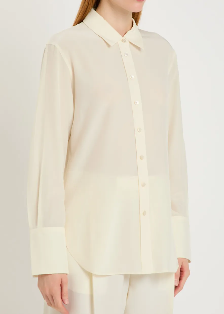 Joe silk-crepe shirt