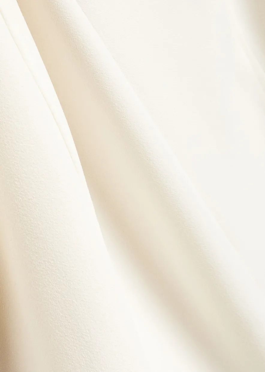 Jolie bow-embellished crepe mini dress