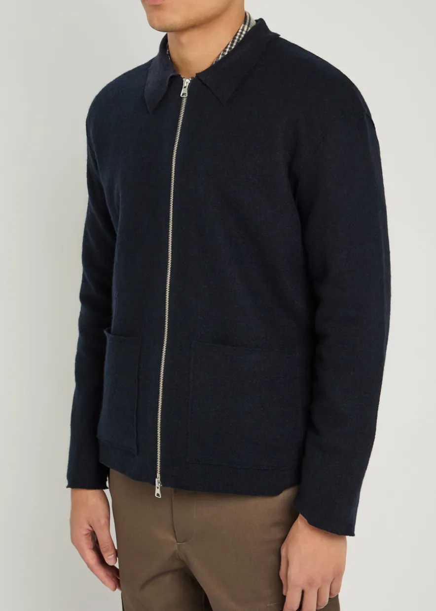 Jonas knit wool jacket