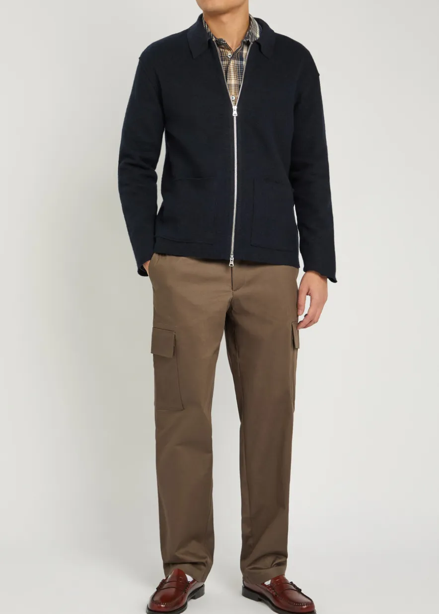 Jonas knit wool jacket