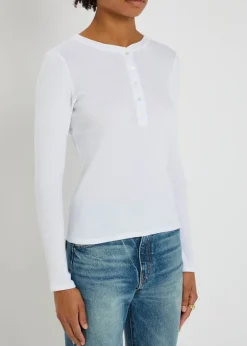 Jordan Henley ribbed cotton top