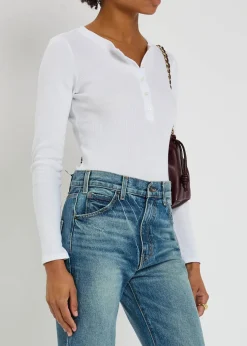Jordan Henley ribbed cotton top